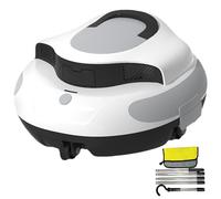 Dual-drive Robotic Pool Cleaner, Cordless Automatic Pool Vacuum For Above Ground & In-ground Pools Up To 1000 Sq.ft, Energy-efficient Design With Smart Navigation, Swimming Pool Cleaning Robot