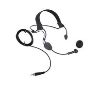 Dual Ear Headset Mic Head Headworn Microphone for Sennheiser Wireless Mic System