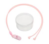 Dual Earclip Lanyard Pink for Silicone Behind-the-