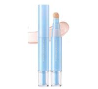 Dual-Effect Concealer & Foundation Eye Concealer, 24-Hour Long-Lasting, 2 in 1 Liquid Foundation Eye Concealer Pen, High-Coverage Matte Finish, Acne Marks & Spots, Long-Lasting Brightening Face (02#)