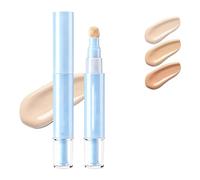Dual-effect Concealer & Foundation Eye Concealer - 24-Hour Long-Lasting,2-in-1 Liquid Foundation & Eye Concealer Pen, Long-Lasting Brightening Face Cream, High-Coverage Matte Finish (Milky White)