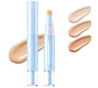 Dual-Effekt Concealer & Foundation,2 in 1 Liquid Foundation Eye Concealer Pen,24H Long-Lasting,Acne Marks & Spots,Long-Lasting Brightening Face Cream (#02)