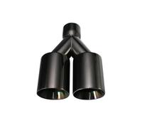 Dual End Exhaust Pipe Inlet 51mm 63mm 60mm Dual End Exhaust Pipe Inlet 51mm 63mm 60mm Stainless Car Exhaust Tip(H0EM20111 b)