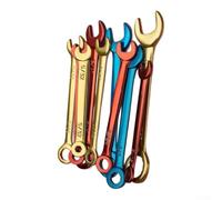 Dual End for mini Wrench Set 10pc 45# Alloy Plated Finish Dual(imperial) | Open and box ends, 45# alloy steel, , 4mm to 11mm range, fits tight spots
