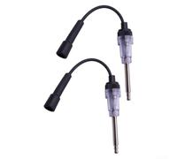 Dual-End Ignition Spark Tester 90 Degree Straight Boot | Bright LED indicator, for instant fault detection, inline design, fits most spark , car truck use