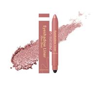 Dual-Ended 2-in-1 Eyeshadow Stick & Eyeliner Pencil - Smudge-Proof Eye Makeup Pen with Creamy Glide - Soft Shadow Liner with Precision Tip for Vibrant Looks & All-Day Wear for Mature Eyes (Rose Gold)