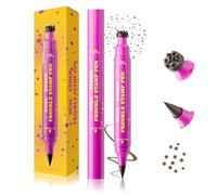 Dual-ended 2-in-1 Freckle Pen, Professionally Waterproof, Precise Tip, Long-Lasting and Smudge-Proof, Easily Creates a Long-Lasting, Natural, Sun-Kissed Makeup Look