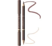 Dual Ended Brow Pencil & Highlighter - Ash Brown Brow Definer with Lifting Highlight for Mature Sensitive Skin