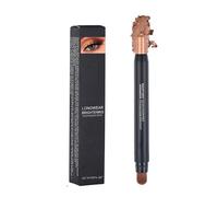 Dual-Ended Eyeshadow Pencil with Brush Waterproof, Long-Wear, Smudge-Proof Eye shadow Stick Cream Shimmer Eyeshadow for Women (4 Copper Blaze)