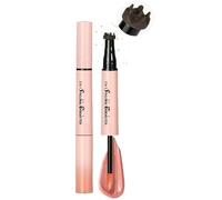 Dual-Ended Freckle Blush Pen, 2 in 1 Lifelike Freckle Stamp and Liquid Cream Blush Stick, Waterproof & Long-Lasting Natural Fake Freckles, Face Stain Makeup Pen for Natural Sunkissed Makeup(#01)