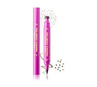 Dual-Ended Freckle Stamp for Realistic Sun-Kissed Makeup Look & Natural Eyebrows - Round Head & Fine Tip Precision Applicator for Easy Long-Lasting Waterproof Brows & Face (Beige brown)