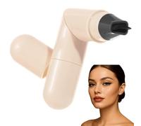 Dual-Ended Winged Eyeliner Stamp & Liquid Eyeliner Pen - Double-Tip Stamp for Beginners & All Eye Shapes - Long Lasting & Smudge-Proof Waterproof Black Makeup (Black)