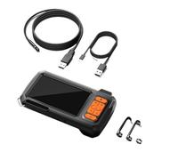 Dual Endoscope Borescope 4.3" IPS Screen HD1080P 8MM Single Probe Waterproof Plumbing Camera with Adjustable LEDs For Car Check(10m,8MM Dual Camera)