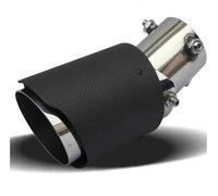 Dual Exhaust Pipes Carbon Fiber Tail Throat Downward Bend Multi-directional Adjustable Automobile Exhaust Pipe(63mm-101mm)