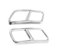 Dual Exhaust Tip FOR GLK FOR X204 2013-2015 FOR CLS FOR W218 2012-2017 Rear Dual Exhaust Muffler Pipe Cover Trim Tail Throat Frame Dual Muffler Tip