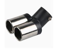 Dual Exhaust Tip for Smart Fortwo (2004 2005 2006 2007 2008 2009 2010 2011 2012 2013 2014 2015 2016 2017 2018 2019), Car End Pipes End Pipes & Parts Car Exhaust Tailpiece Muffler Tip Tailpipe