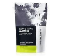 Dual Extract Lion’s Mane Gummies - 2000mg per Serving - Focus, Memory & Clarity Support - from Fruiting Bodies - Organically Grown Mushrooms - Pineapple - 30 Gummy Travel Pack - 15 Day Program.