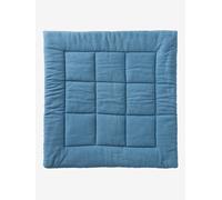Dual Fabric Floor/Playpen Mat, Plain indigo