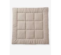 Dual Fabric Floor/Playpen Mat, Plain taupe