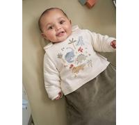 Dual-Fabric Sleeping Bag with Detachable Sleeves, MINISAURUS olive