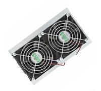 Dual Fan Thermoelectric Cooling Kit for DIY Refrigeration with Aluminum Material and Efficient Cooling Performance at 12V DC