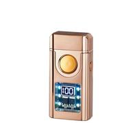 Dual-Flame Butane Lighter, Portable Metal Design, Adjustable Flame Size, Multiple Ignition Methods, Ideal for Candles, Moxibustion, and Collectors