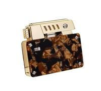 Dual Flame Kerosene Lighter with One-Touch Ejection, Safety Lock Design, Convenient and Reusable, Ideal for Business Gifts and Camping