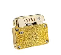 Dual Flame Kerosene Lighter with One-Touch Ejection, Safety Lock Design, Convenient and Reusable, Ideal for Business Gifts and Camping