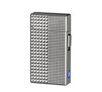 Dual Flame Lighter, Portable Refillable Butane, Adjustable Flame, Multiple Ignition Modes, Transparent Air Window, Ideal for Indoor and Outdoor Use, Great Gift Option