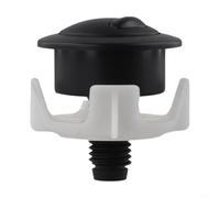 dual flush button made to replace original parts in For Siamp cable operated flush valves for Optima 50 toilets with a (black)