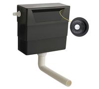 Dual Flush Concealed Cistern & Push Button Slimline 3/6 Litre Toilet Flush