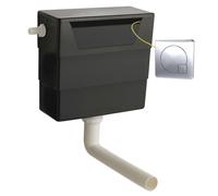 Dual Flush Concealed Cistern & Push Button Slimline 3/6 Litre Toilet Flush