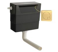 Dual Flush Concealed Cistern & Push Button Slimline 3/6 Litre Toilet Flush