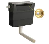 Dual Flush Concealed Cistern & Push Button Slimline 3/6 Litre Toilet Flush