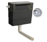 Dual Flush Concealed Cistern & Push Button Slimline 3/6 Litre Toilet Flush