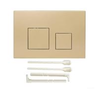 Dual Flush Plate Compatible for Geberit for Sigma01/10/20/21/30/50/60 | for Geberit for Sigma01/10/20/21/30/50/60, Plastic Construction 164x246x12mm(Gold)