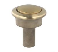 Dual Flush Push Button Replacement Gold Toilet Flush Button Compatible with For Siamp Storm 33A, 48mm Chrome Finish Cistern Switch for Tank Repair(A)