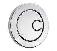 Dual Flush Toilet Button for Roca Cistern Silver Black(Chrome)