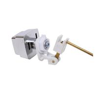 Dual Flush Toilet Cistern Push Button, 1pcs Toilet Tank Push Button Side Plumber Lever Flush Handle Brass Bathroom Parts