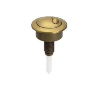 Dual Flush Toilet Cistern Push Button for 49 Model, ABS Plastic Toilet Push Button, Fit for Standard Cistern Holes 38-42mm (Gold)