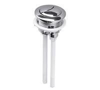 Dual Flush Toilet Kit Plastic Adjustable Top Push Button Toilet Tank Button Replacement for Most Dual Flush Toilet with 38mm Hole in the Cistern Lid