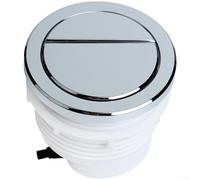 Dual Flush Toilet Push Button 72.5-80mm Pneumatic ABS Tank Button | Dual flush toilet push button, pneumatic actuator, water saving, ABS, 72.5-80mm fit, no tools needed
