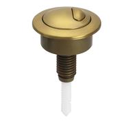 Dual Flush Toilet Push Button, Adjustable Toilet Flusher Button, Toilet Flush Button Compatible with Optima 49, 39-42mm (Gold)
