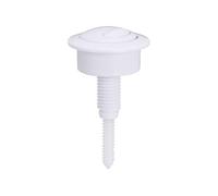 Dual Flush Toilet Push Button, Adjustable Toilet Flusher Button, Toilet Flush Button for Twyford Siamp Optima 49, 39-42mm (White)