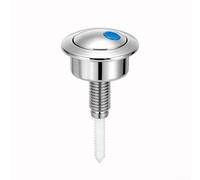 Dual Flush Toilet Push Button Assembly for Siamp for Optima 49 Cistern Repair Part Silver Blue 48mm(Blue)
