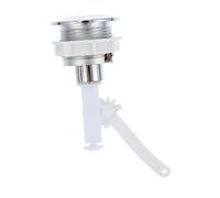 dual flush toilet push button,cistern fill valve,3 pcs Toilet Button switches Toilet Tank Dual Push Flushing Button Water Tank Closestool Push Button Single Flush Cistern ( Color : Silverx3pcs , Size