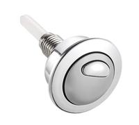 Dual Flush Toilet Push Button for Optima 49 Valve, 87.2x48mm | ABS Construction, Screw In Fitting, Close Coupled Cistern Use, For 39-42mm Mounting Holes