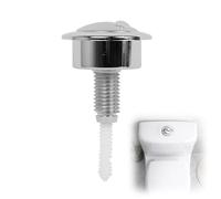 Dual Flush Toilet Push Button, Plastic Push Button Toilet Flush for Siamp Optima 49 Model, Circular Top Toilet Actuator Pusher Fit for Standard Cistern Holes 38-42mm
