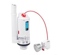 Dual Flush Toilet Valve 2 Inch Adjustable Overflow | Water saving dual mode, full and partial flush, reduces water bills, bathroom upgrade, efficient flow control