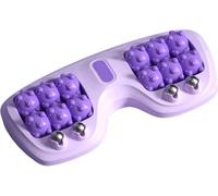 Dual Foot Acupressure Therapy for Stress Relief and Improved Circulation, Portable Reflexology Tool for Home and Office Use,Portable Double Foot Massage Roller,Plantar Fasciitis Relief